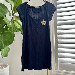Juicy Couture Night Gown Size Small Blue